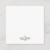 Livres en Baby shower Citrouille bleu pour cartes (Dos)