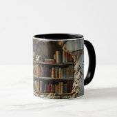 Livres en Cave Break 3D Mug Wrap (Devant droit)