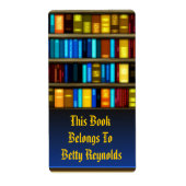 Livres En Étiquette Sticker Plaque De Tablette (Devant)