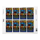 Livres En Étiquette Sticker Plaque De Tablette (Feuille entière)