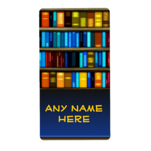 Livres En Étiquette Sticker Plaque De Tablette