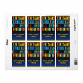 Livres En Étiquette Sticker Plaque De Tablette (Feuille entière)