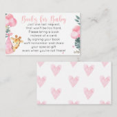 Livres en girafe pour cartes filles pour bébés (Devant / Derrière)