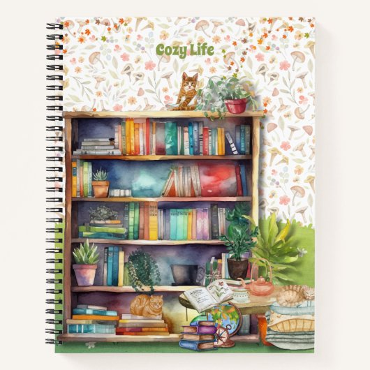 Livres et Amoureux de les chats Hygge Anniversaire (Devant)