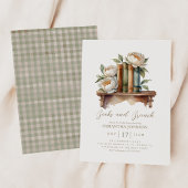 Livres et Brunch Cosy Baby shower Invitation