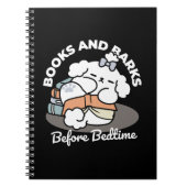 Livres et écorces - Conception de lecture de chien (Devant)