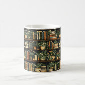 Livres et fleurs Café Mug (Centre)