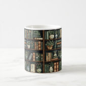 Livres et fleurs Café Mug (Centre)