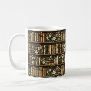 Livres et fleurs Café Mug