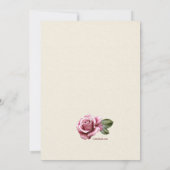 Livres et Invitation Rose (Dos)