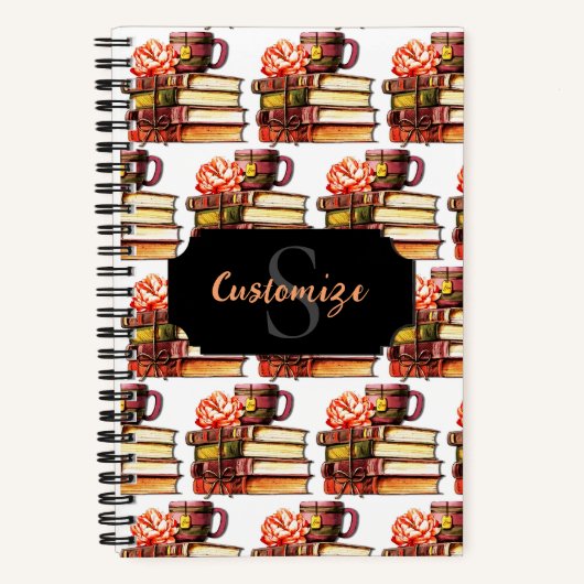 Livres Et Thé Blanc Personnalisés (Recto)