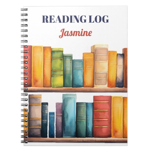 Livres Étudiant Lecture Monogramme (Devant)