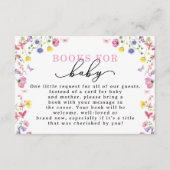 Livres fleurs sauvages pour carte de demande pour (Devant)