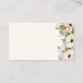 Livres Floraux Élégants Pour Carte Boîtier Bébé (Dos)