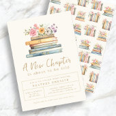 Livres floraux Invitation de douche nuptiale