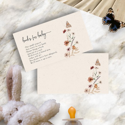 Livres Floraux pour la carte de boîtier bébé