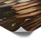 Livres Impression d'arbre de Noël, Hiver Rustique (Coin)