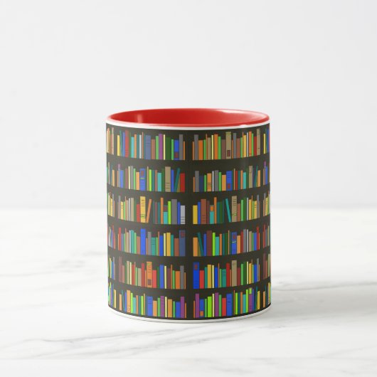 Livres Librairies Conception Café Mug (Centre)