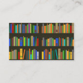 Livres Librairies Design Carte de visite (Dos)