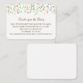 Livres modifiables pour la carte d'insertion bébé (Devant / Derrière)