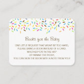 Livres modifiables pour la carte d'insertion bébé (Devant)