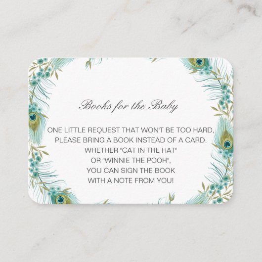 Livres modifiables pour la carte d'insertion de bé (Devant)