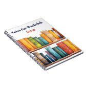 Livres Notes Pour Bookclub Monogrammed (Côté Droit)