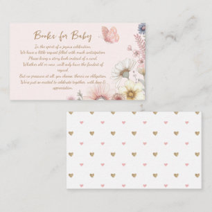 Livres Papillon Rose Pour Carte Boîtier Bébé