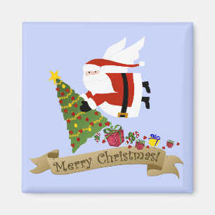 Livres père Noël Magnet de Noël