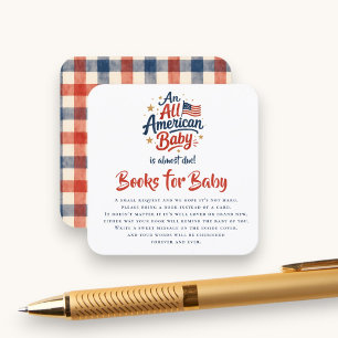 Livres pour bébé américain pour encart de fête pré