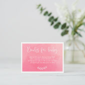 Livres pour bébé | Baby shower Invitation Insertio (Debout devant)