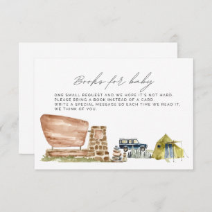 Livres pour bébé, carte Baby shower, Nation