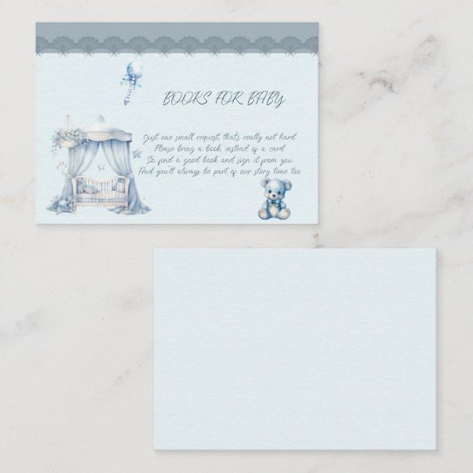 LIVRES POUR BÉBÉ Carte de boîtier (Devant / Derrière)