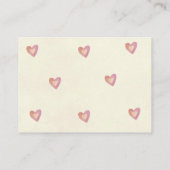 livres pour bébé carte de demande de livre mignon  (Dos)