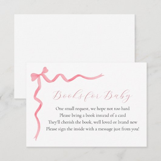 Livres pour bébé Carte de référence (Devant / Derrière)