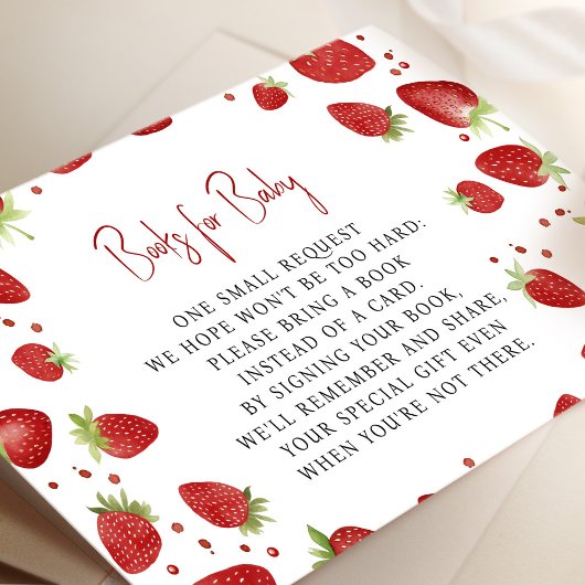 Livres Pour Bébé Cartes De Boîtier Fraises