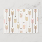 Livres pour bébé Insertion carte Blush Rose et Tan (Dos)