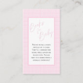 Livres pour bébé rose En vichy carte de boîtier (Devant)