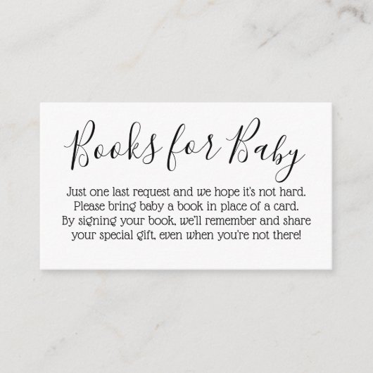 Livres Pour Carte Bébé (Devant)