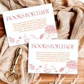 Livres pour carte bébé, Baby shower cultivé locale