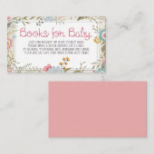 Livres pour carte bébé Baby shower d'insertion (Devant / Derrière)