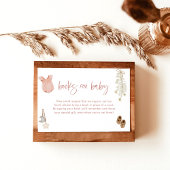 Livres pour carte bébé | Boho Girl Baby shower