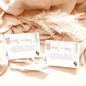 Livres pour carte bébé | Boho Girl Baby shower