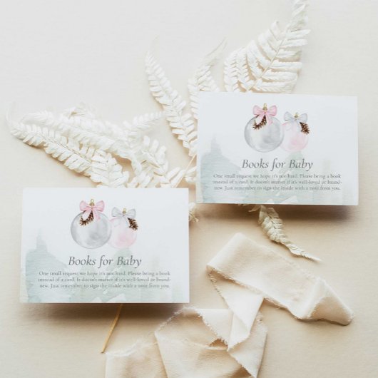 Livres pour filles roses de Noël pour la carte de 