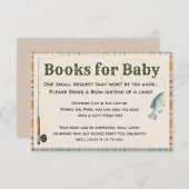 Livres pour garçons de pêche pour carte bébé (Devant / Derrière)