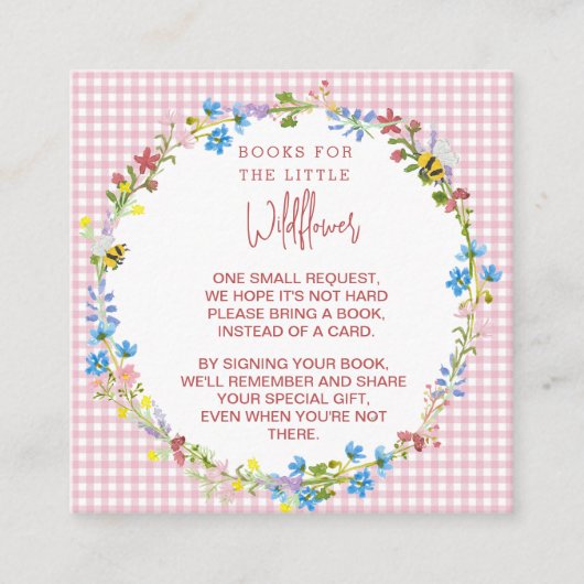 Livres Pour Le Petit Fleur sauvage - Carte De Boît (Devant)