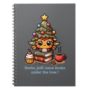 Livres sous le sapin de Noël kawaii - Funny Père N