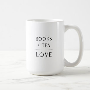 Livres + Thé = Amour Mug