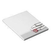 Livres + Une Pomme | Bloc-notes personnalisable (Incliné)