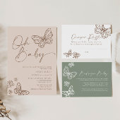 Livres verts Sage pour carte bébé